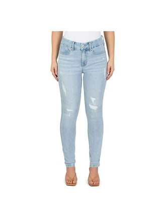 Seven7 Women's Tummyless Boot Cut High Rise Denim Blue Jeans NWT Size 16