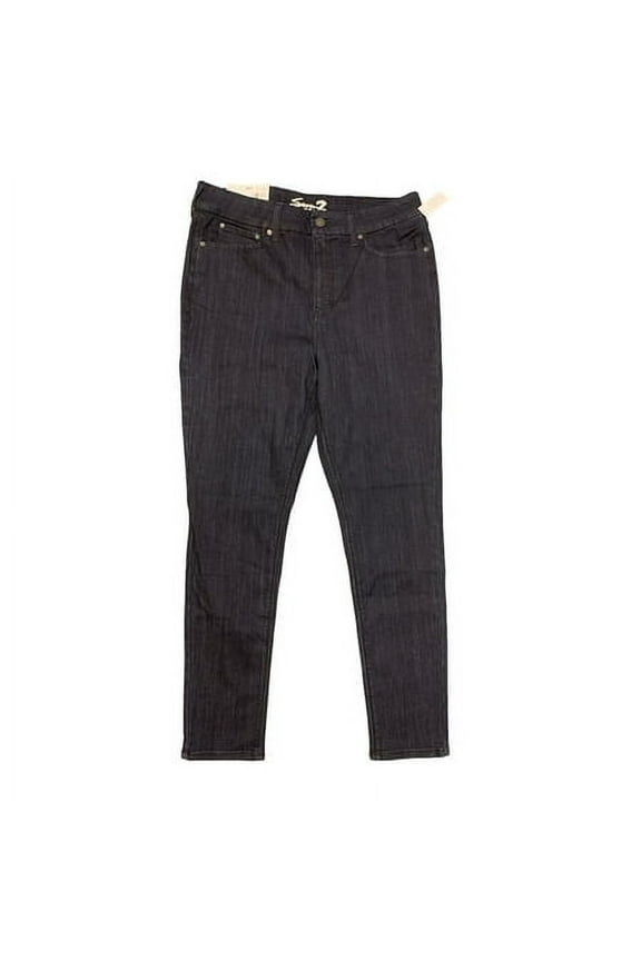 Women's Tummyless High Rise Slimming Control Panel Skinny Jeans (Portobello, 10)