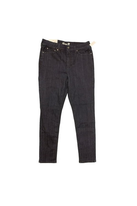 Women's Tummyless High Rise Slimming Control Panel Skinny Jeans (Portobello, 12)
