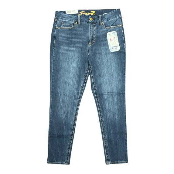 Seven7 Women's Tummyless High Rise Slimming Stretch Skinny Jeans (Friday, 6)