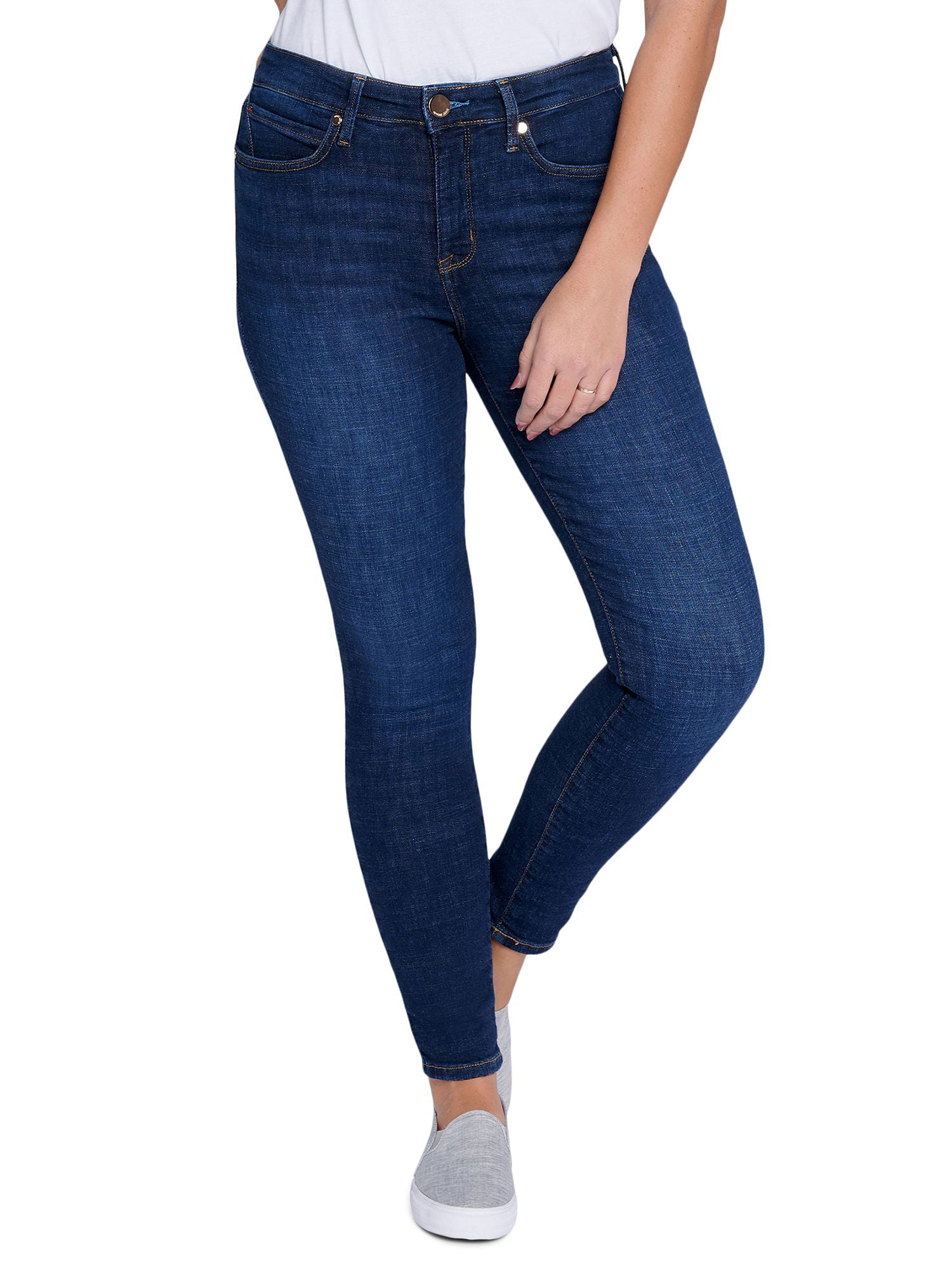 firkant kabine forbrydelse Seven7 Women's Ultra High Rise Skinny Jeans - Walmart.com