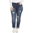thumbnail image 1 of Seven7 Women's Weekend Slim Fit Straight Leg Jean (Canal, 4), 1 of 2
