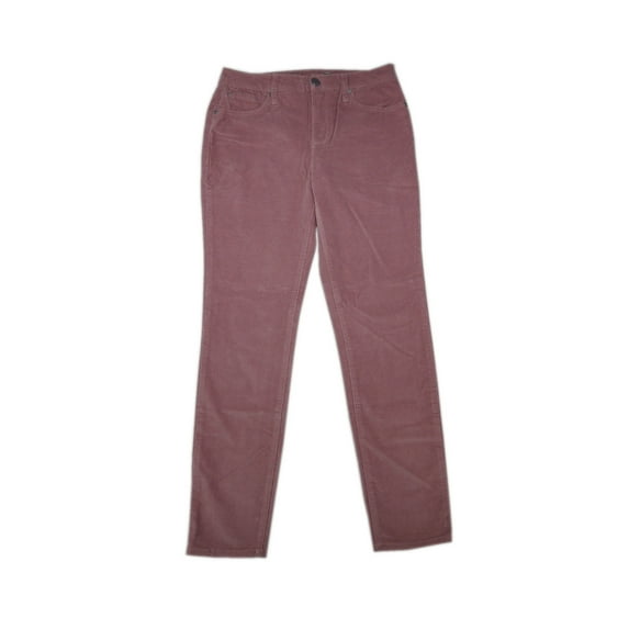 Seven7 Womens Size 10 Corduroy Ultra High Rise Skinny Pants, Woodrose