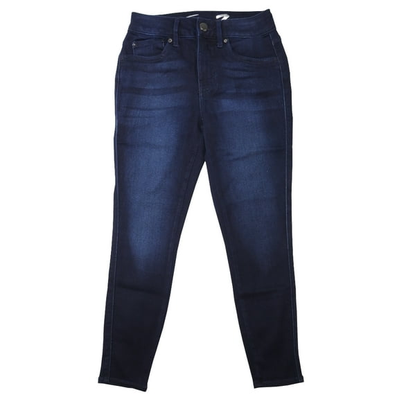 Seven7 Womens Size 8 High-Rise Skinny Leg Ankle Crop 5-Pocket Super Soft Jeans, Classic Wash