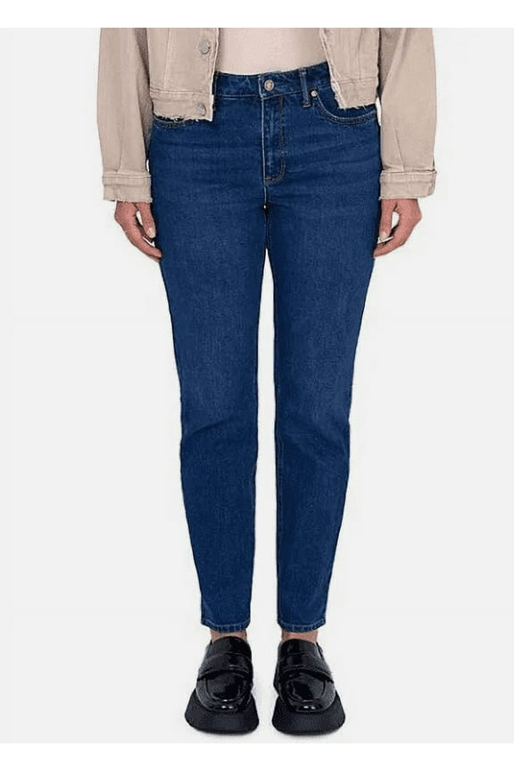 Womens Slim Straight Jean High Rise 8 Birch