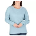 thumbnail image 1 of Seven7 Womens Waffle Crew Top (Tourmaline, XXL), 1 of 1