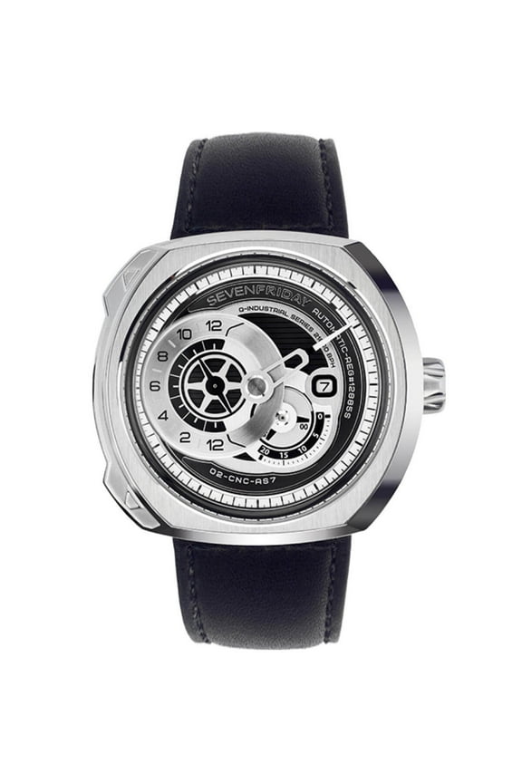 Q1-03 Men's Q Series Black and Silver Tone Dial Watch