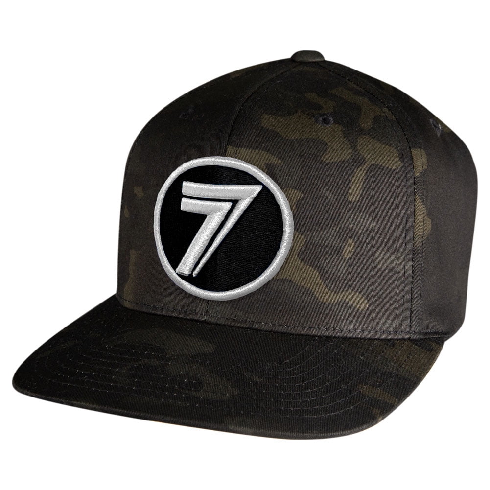 帽子 Tento Reflect Camo Drowcode hat SevenPatch Flex Hat Black Camo - Walmart.com