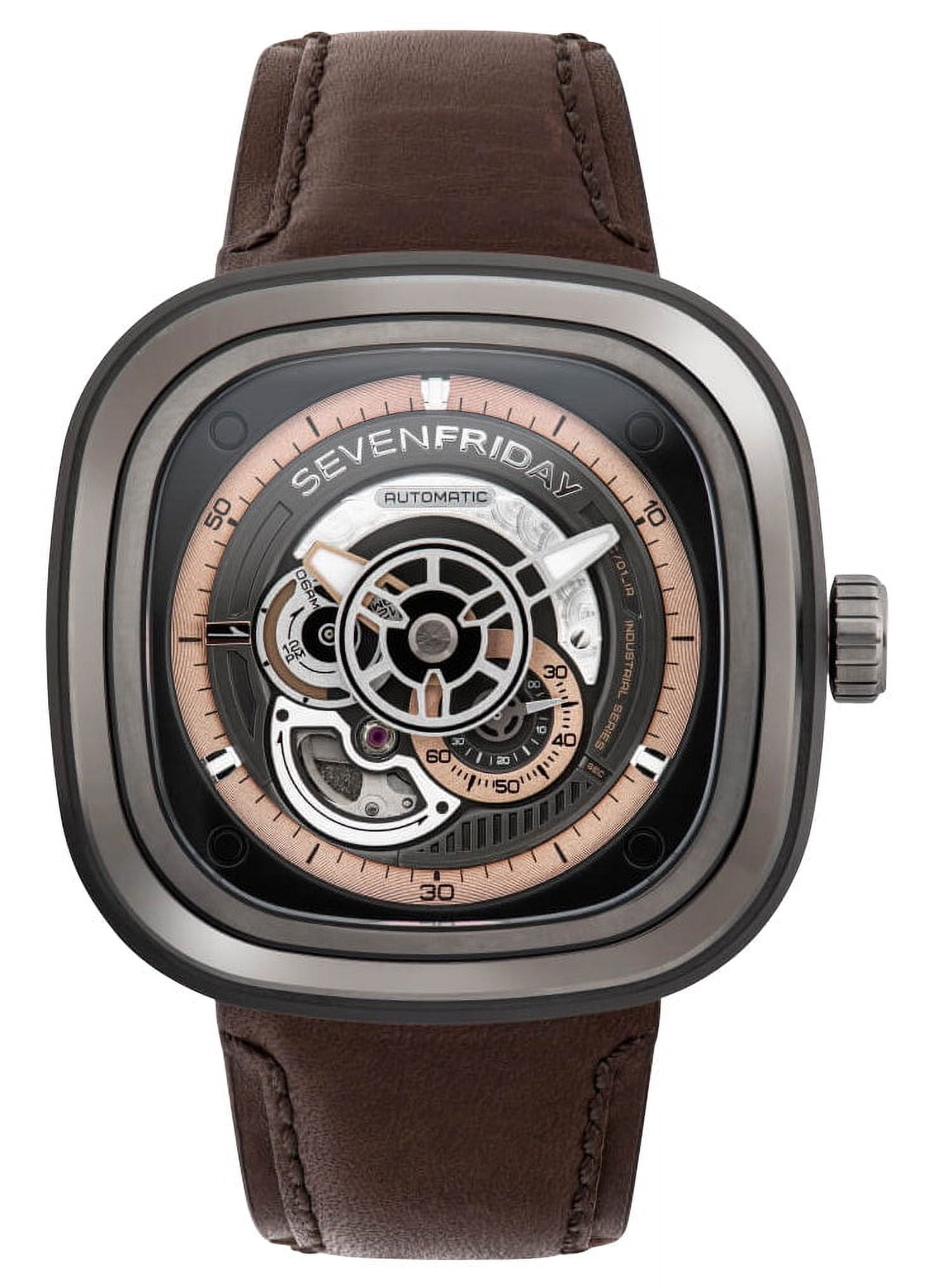 Sevenfriday P-Series Automatic Power Reserve P2C/01 SF-P2C-01 Men's Watch