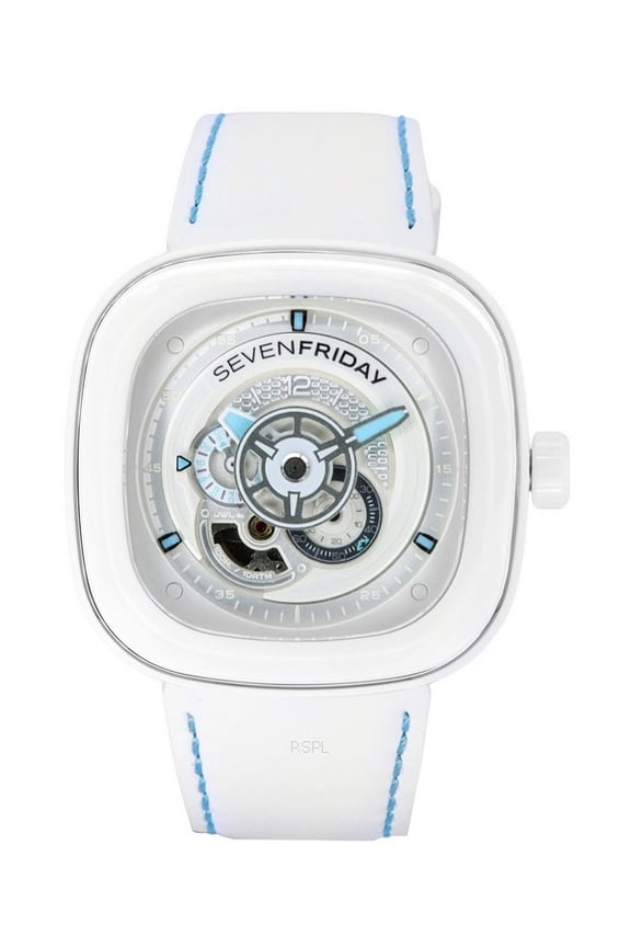 P-Series Curacao Day-Night White Dial Automatic P1C/05 SF-P1C-05 100M Men's Watch