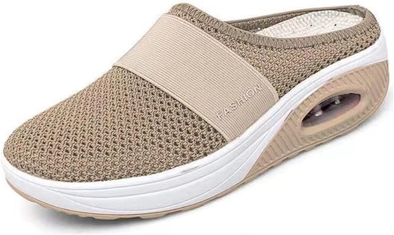 Sevensmz Shoes, Women Walking Shoes Air Cushion SlipOn Shoes