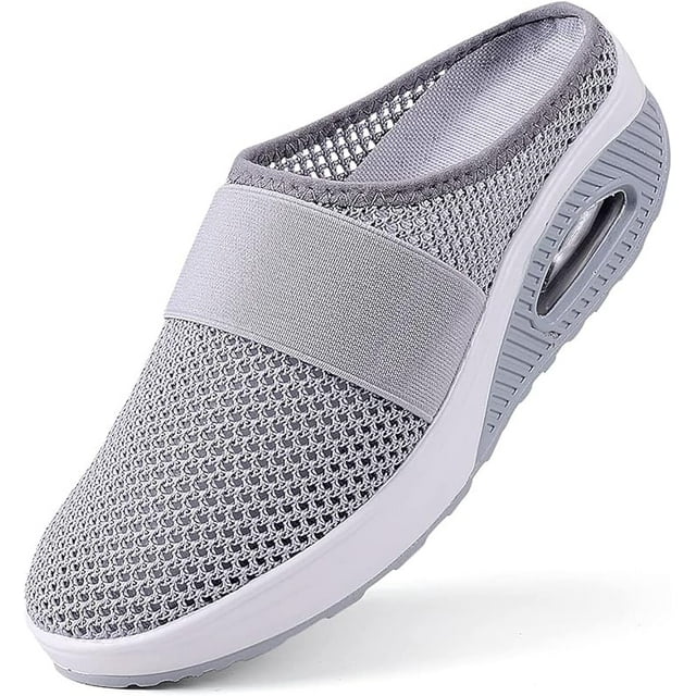 Sevensmz shoes, air cushion slipon walking shoes orthopedic diabetic