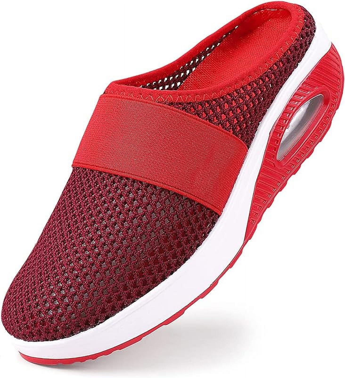 clarks air cushion slip on walking shoes
