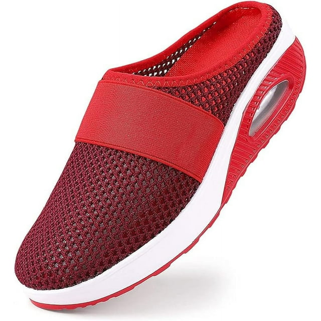 Sevensmz shoes, air cushion slipon walking shoes orthopedic diabetic