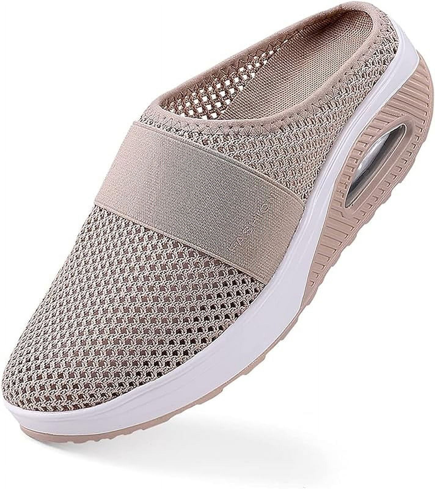 clarks air cushion slip on walking shoes