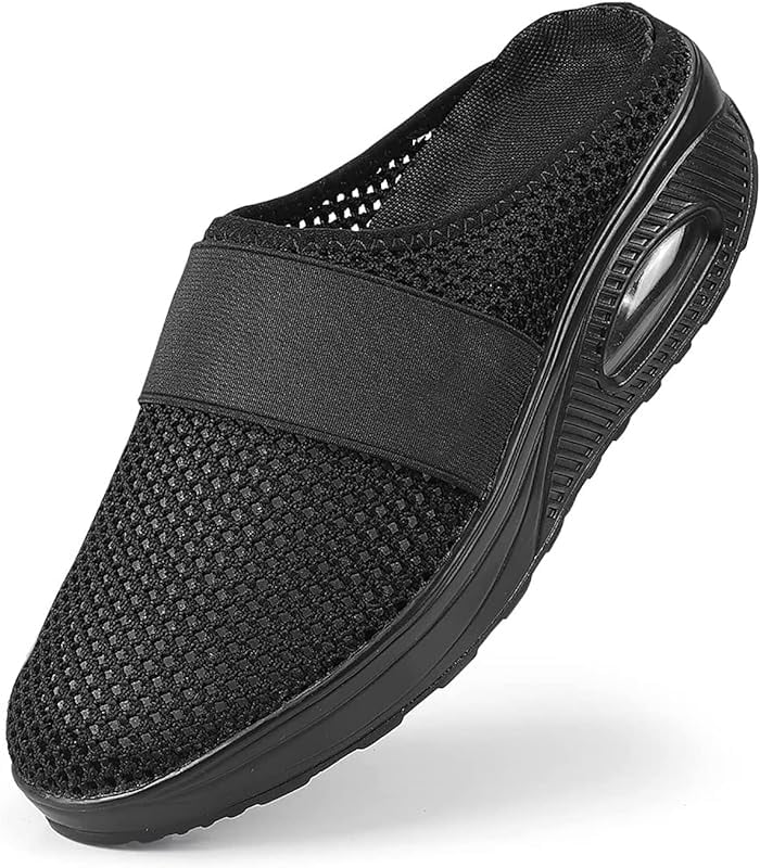 Sevensmz Shoes Air Cushion Slip On Walking Shoes Orthopedic Diabetic Walking Shoes Mesh