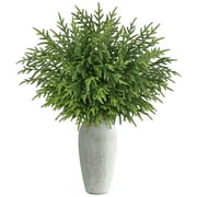 Yastouay 12pcs Christmas Norfolk Pine Stem,Artificial Chriatmas Pine Picks for Christmas Decor