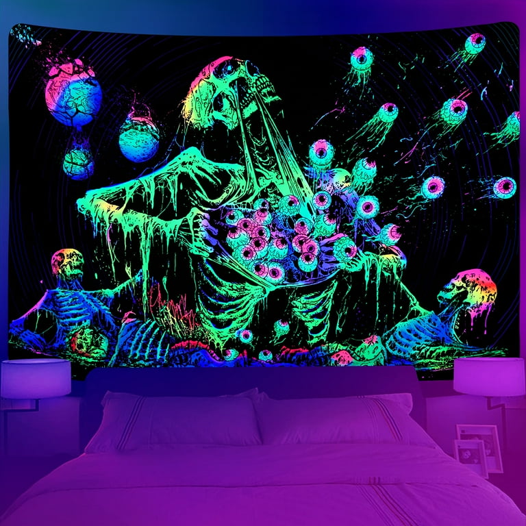 Blacklight tapestries hotsell