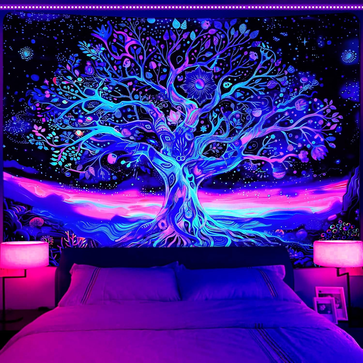Two tapestries in one room sale
