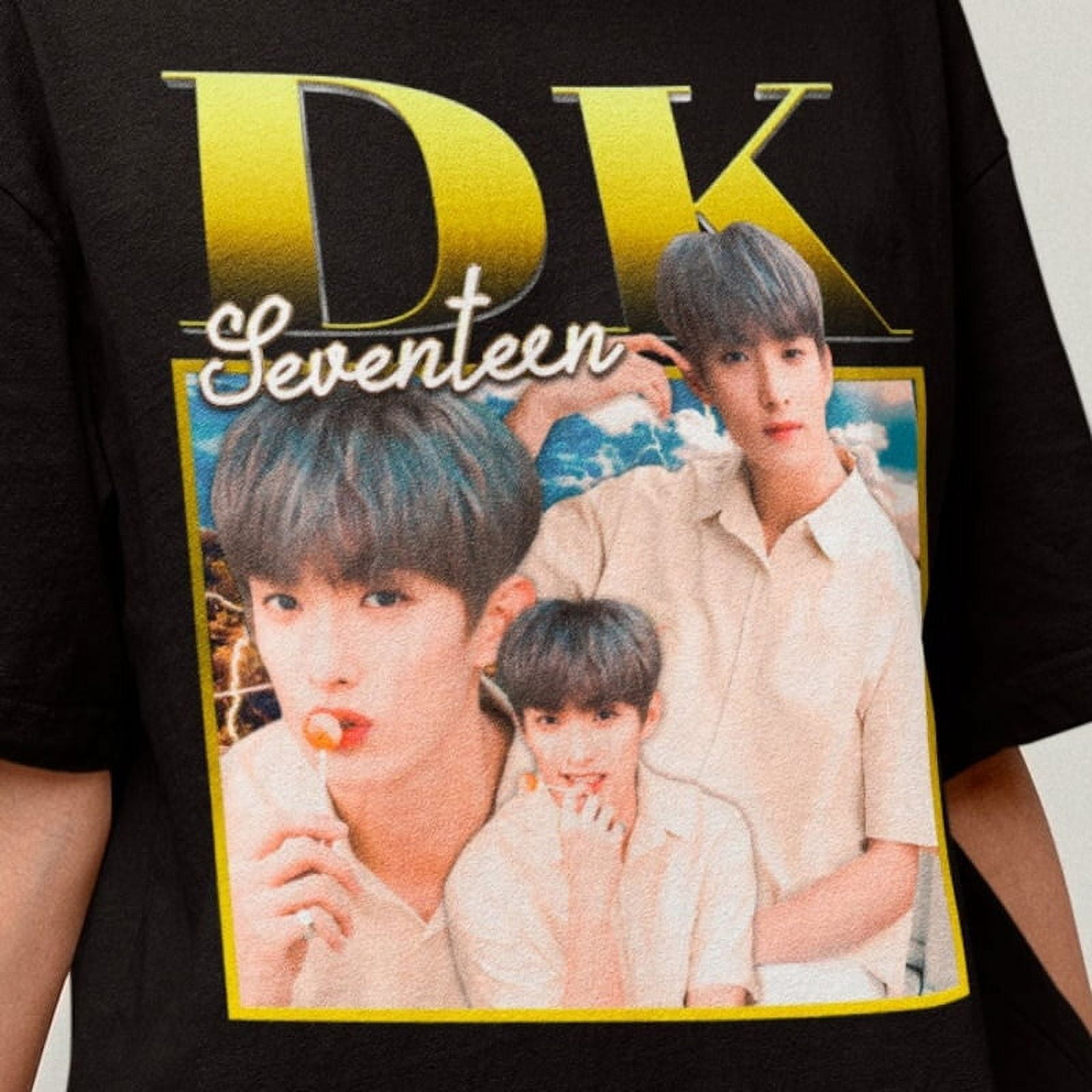 Seventeen DK Dokyeom Retro Classic Tshirt Kpop Bootleg Tee Kpop