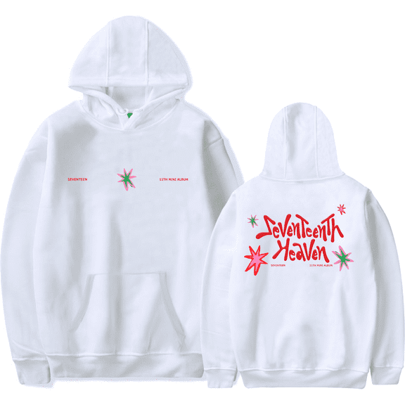 Seventeen Hoodie Heaven 11TH MINI ALBUM Merch Hoodie Men Women Long Sleeve KPOP Hoodies Sweatshirt