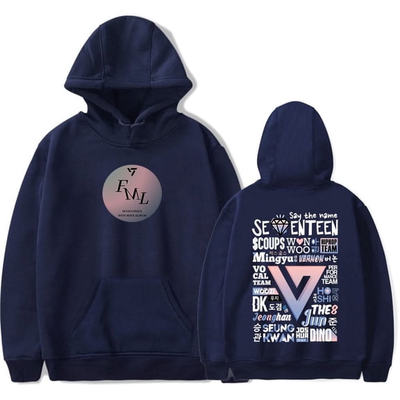 Seventeen Hoodie KPOP Merch Winter Men Women Long Sleeve Sweatshirt Streetwear