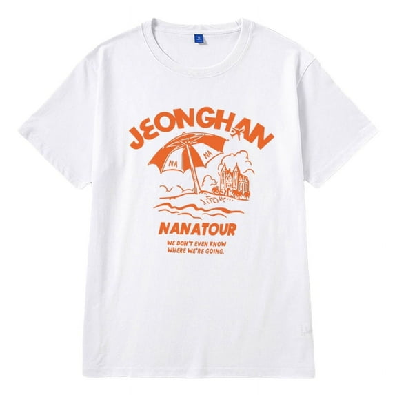 Seventeen Merch T-shirt Short Sleeve Nanatour Merch Cover Kpop Music Harajuku Jeonghan Hoshi Wonwoo For Fans T Shirt Tee
