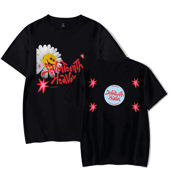 Seventeen New Merch T shirt Men Women Short Sleeve KPOP Fashion Top Tees