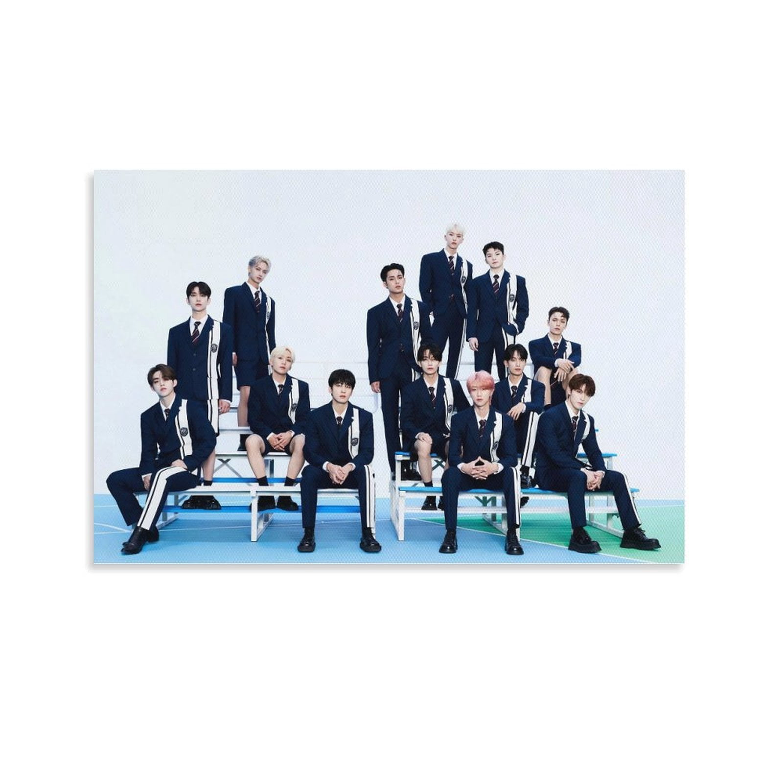Seventeen Poster K-pop Boy Band Wall Art Picture Painting Poster