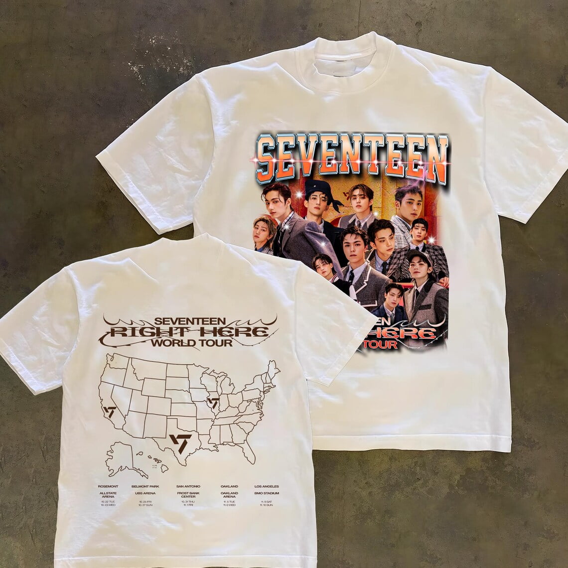 Seventeen Right Here World Tour 2024 Shirt, Seventeen Right Here Shirt
