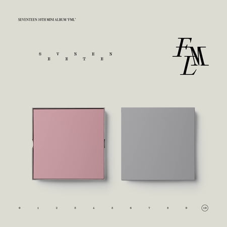 SEVENTEEN 10th Mini Album 'FML' (Faded Mono Life) - K-Pop CD (PLEDIS Entertainment)