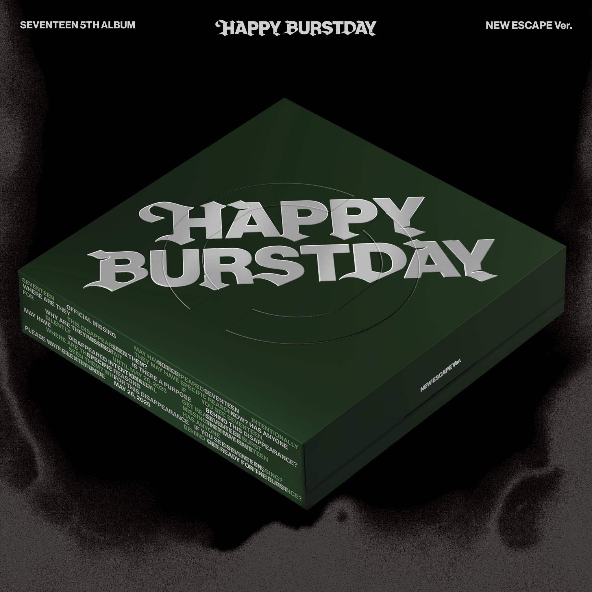 Seventeen - SEVENTEEN 5th Album 'HAPPY BURSTDAY' [NEW ESCAPE Ver.] - Music & Performance - CD