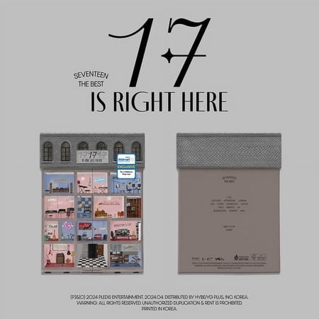 SEVENTEEN - SEVENTEEN BEST ALBUM '17 IS RIGHT HERE' [HEAR Ver.] (Walmart Exclusive) - K-Pop CD