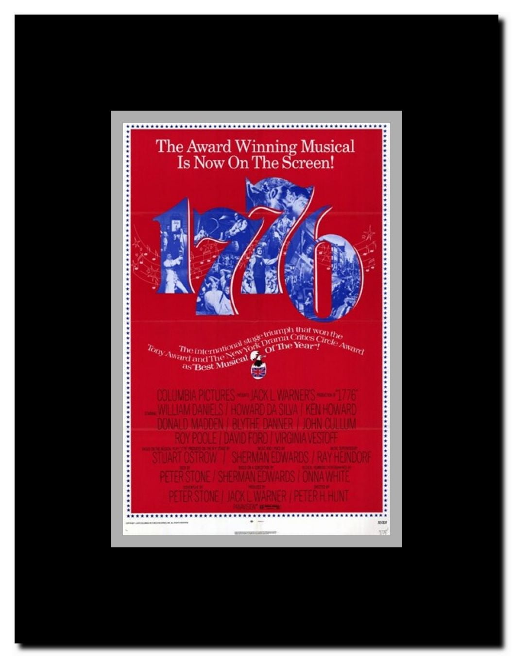 Seventeen-Seventy-Six (1776) Framed Movie Poster