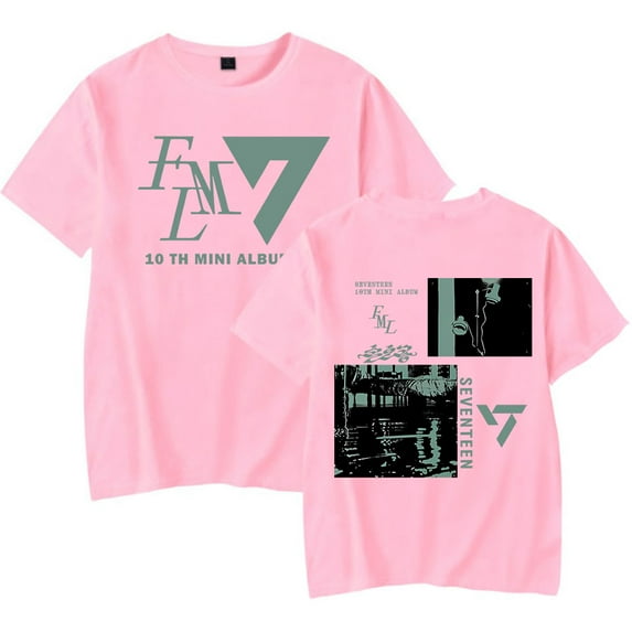 Seventeen T shirt KPOP Merch Short Sleeve Casual Fashion Tees Unisex