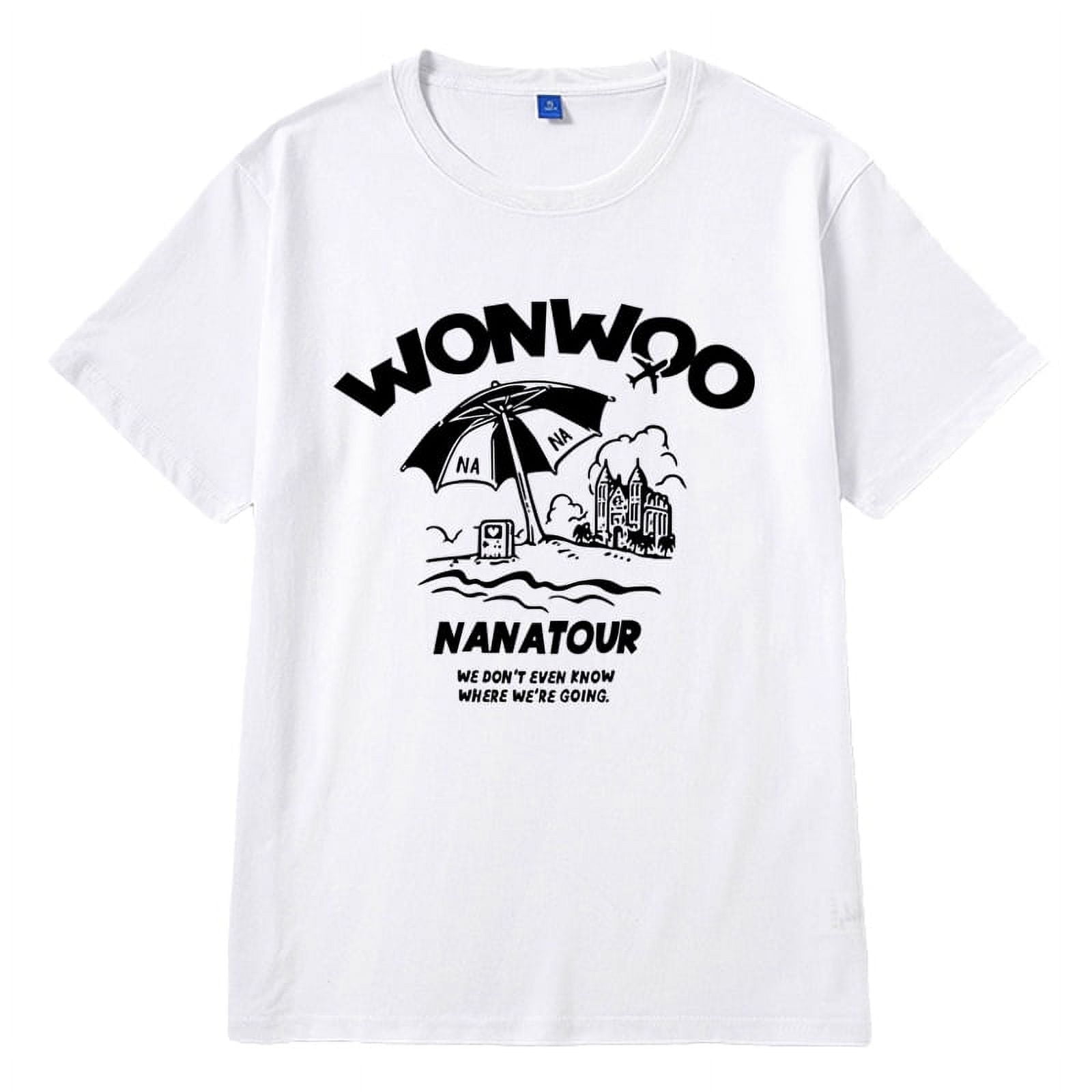 Seventeen T-shirt Short Sleeve Nanatour Merch K pop Music