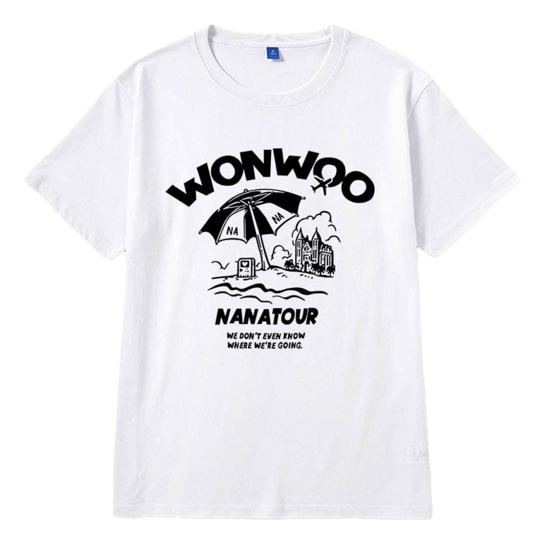 Seventeen T-shirt Short Sleeve Nanatour Merch K pop Music