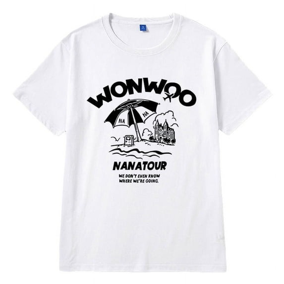 Seventeen T-shirt Short Sleeve Nanatour Merch K pop Music Harajuku Jeonghan Hoshi Wonwoo For Fans CARAT T Shirt Tee