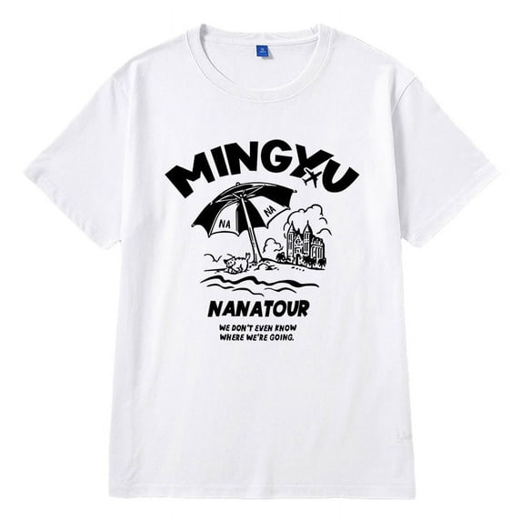 Seventeen T-shirt Short Sleeve Nanatour Merch K pop Music Harajuku Jeonghan Hoshi Wonwoo For Fans CARAT T Shirt Tee