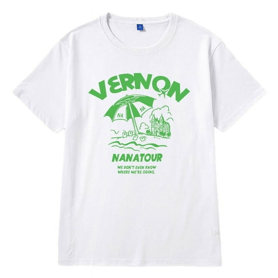 Seventeen T-shirt Short Sleeve Nanatour Merch K pop Music Harajuku Jeonghan Hoshi Wonwoo For Fans CARAT T Shirt Tee