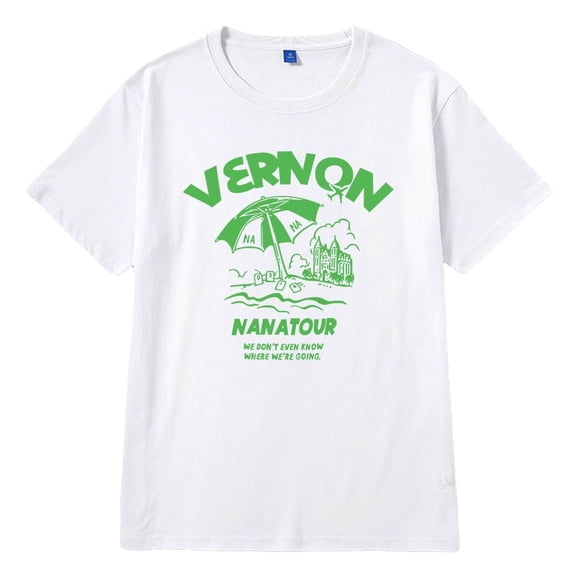 Seventeen T-shirt Short Sleeve Nanatour Merch K pop Music Harajuku Jeonghan Hoshi Wonwoo For Fans CARAT T Shirt Tee