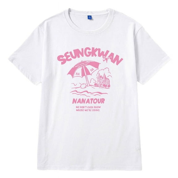 Seventeen T-shirt Short Sleeve Nanatour Merch K pop Music Harajuku Jeonghan Hoshi Wonwoo For Fans CARAT T Shirt Tee
