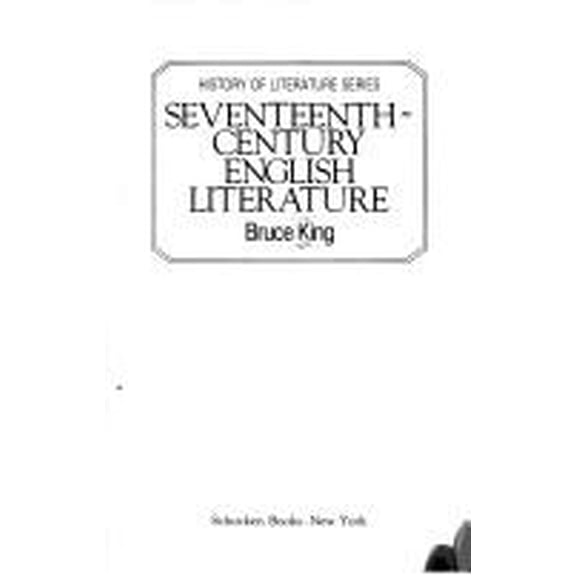 Pre-Owned Seventeenth-Century English Literature (Hardcover) 9780805238266