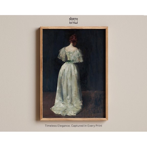 Seventeenth Century Lady William Merritt Chase Portrait Poster Unframed Paper Print