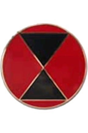 Seventh (7th) ARMY Infantry, U.S. Military Lapel / Hat Pin 7/8"D