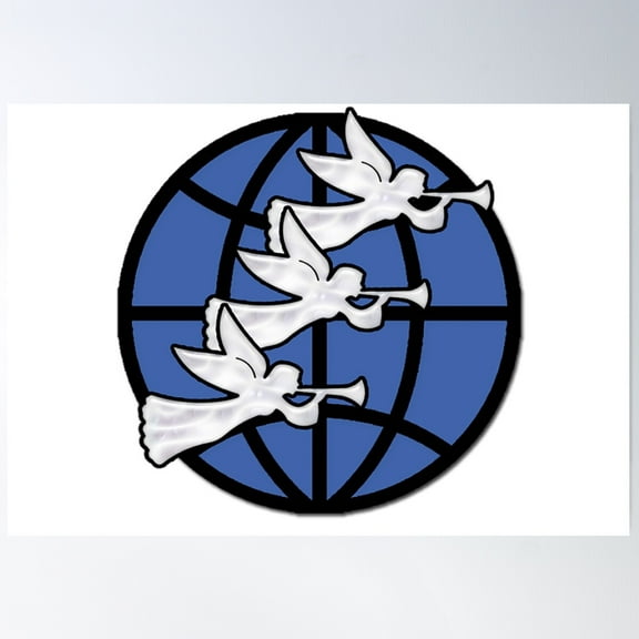 Seventh-Day Adventist Three Angels Message [ Tell The World ] Poster Wall Art, Modern Wall Decor For Living Room Bedroom, 24x36 UNFRAMED