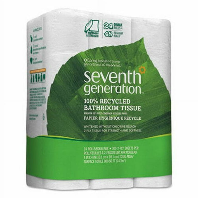 100% Recycled Bathroom Tissue, Septic Safe, 2-Ply, White, 240 Sheets/Roll, 24/Pack 100% Recycled Bathroom Tissue, Septic Safe, 2-Ply, White, 240 Sheets/Roll, 24/Pack