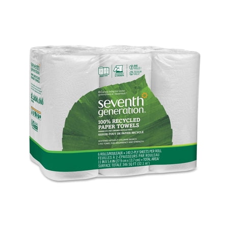 Seventh Generation 100% Recycled Paper Towel Rolls