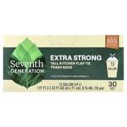Seventh Generation 13 Gallon Tall Kitchen Trash Bags 30 Bag(S)