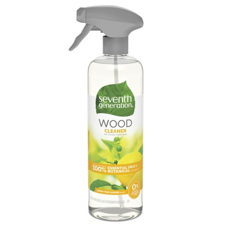 (3 pack) Seventh generation wood cleaner, lemon garden scent, 3 x 23 oz